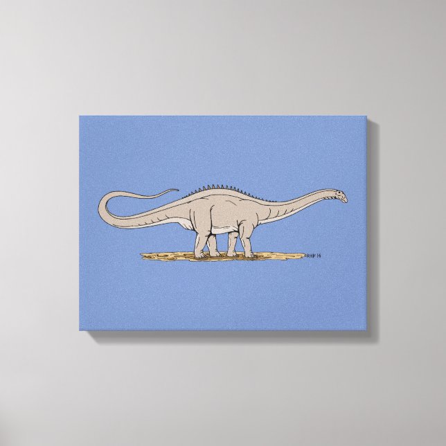 Jurassic Dinosaur Apatosaurus Canvas Print (Front)