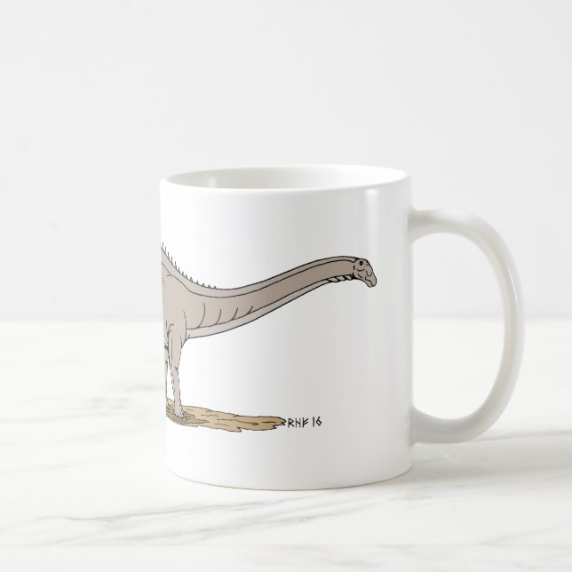 Jurassic Dinosaur Apatosaurus Coffee Mug (Right)