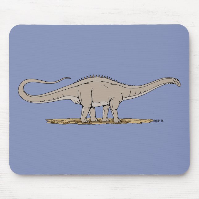 Jurassic Dinosaur Apatosaurus Mouse Mat (Front)