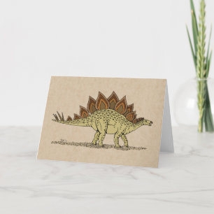 Jurassic Dinosaur Stegosaurus Card