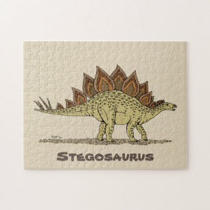 Jurassic Dinosaur Stegosaurus Jigsaw Puzzle