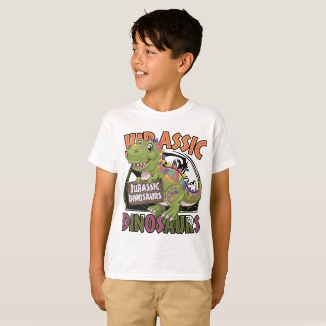 jurassic dinosaur T-Shirt (Front Full)