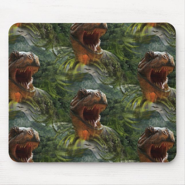 jurassic dinosaurs mouse mat (Front)