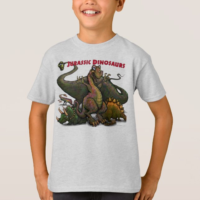 Jurassic Dinosaurs T-Shirt (Front)