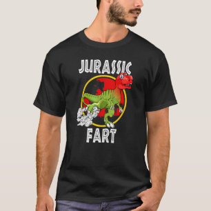 Jurassic Fart Funny Trex Farting T-Shirt