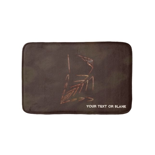 Jurassic Fossil Bath Mat (Front)