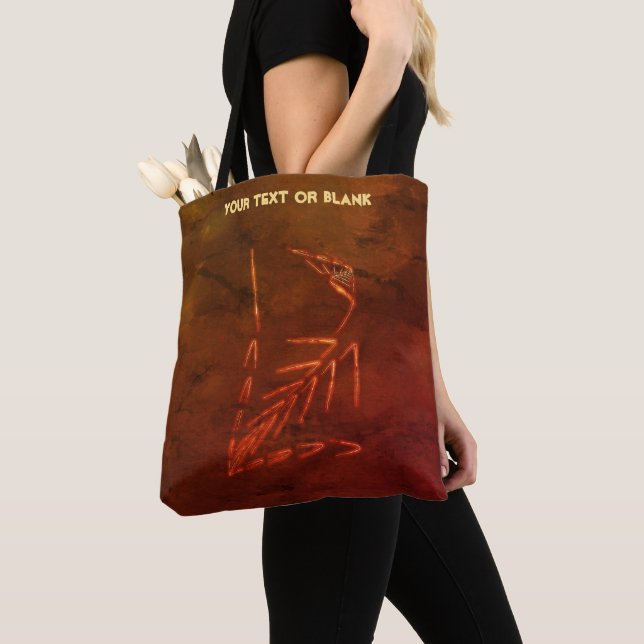 Jurassic Fossil Tote Bag (Close Up)