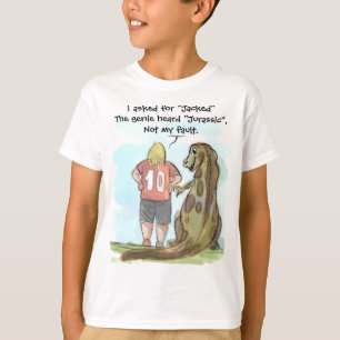 Jurassic Jacked Kid's Humourous T-Shirt – 'Not My 