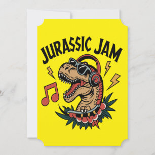 Jurassic Jam Invitation