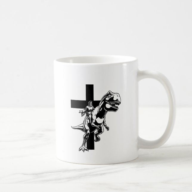 Jurassic Jesus Coffee Mug (Right)