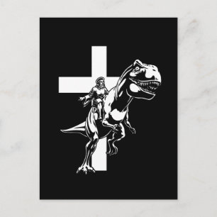 Jurassic Jesus Postcard