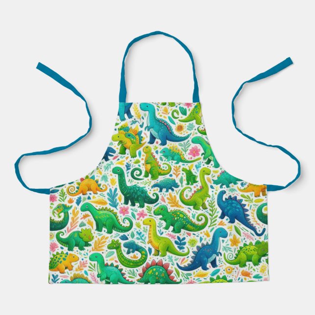 Jurassic Joy Kids' Apron (Front)