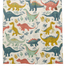 Jurassic Joy: Playful Dinosaur Pattern