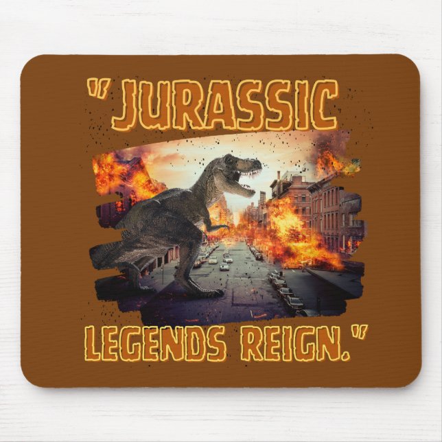 jurassic leged dinosaur Mousepad (Front)