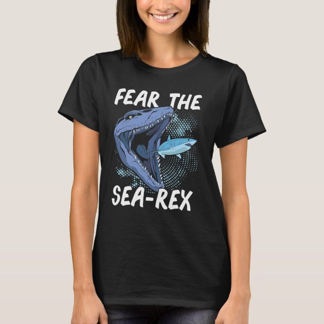 Jurassic Mosasaurus Dinosaur T-Shirt (Front)