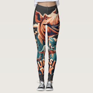 JURASSIC PORK LEGGINGS