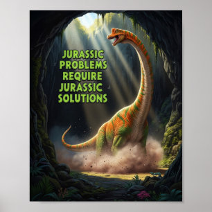 Jurassic Problems Poster