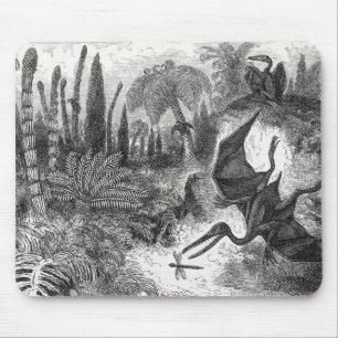 Jurassic Pterodactyls Mouse Mat