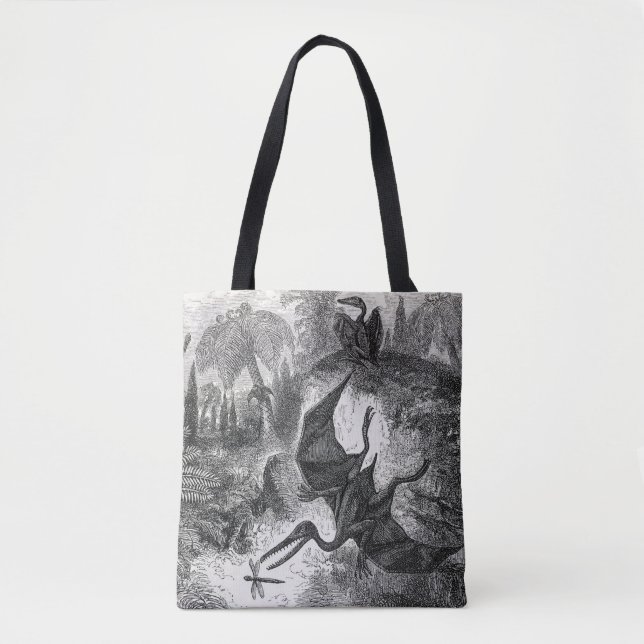 Jurassic Pterodactyls Tote Bag (Front)