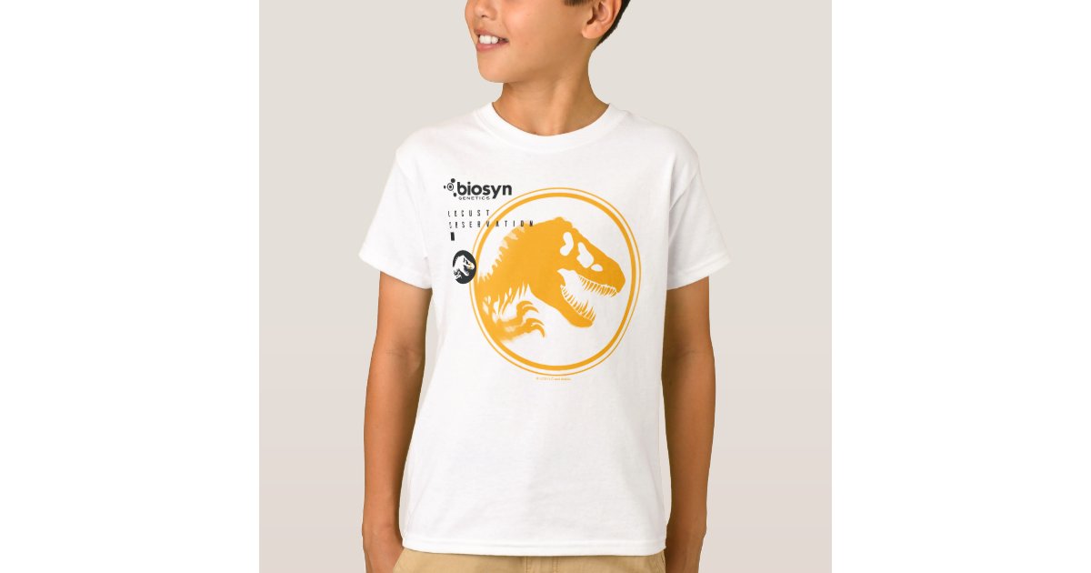Jurassic World | Biosyn Genetics T-Rex Logo T-Shirt | Zazzle
