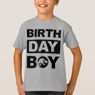 Jurassic World   Birthday Boy - Name & Age T-Shirt