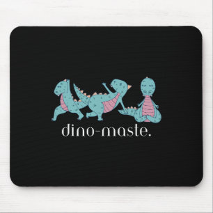 Juric Dinosaur Yoga Dino-maste Zen Vibes Funny Mouse Mat