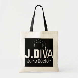 Juris Doctor of Jurisprudence JDiva Law School Tote Bag