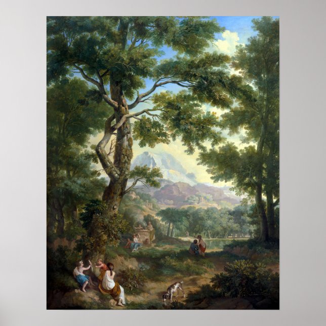Jurriaan Andriessen Arcadian Landscape Poster (Front)