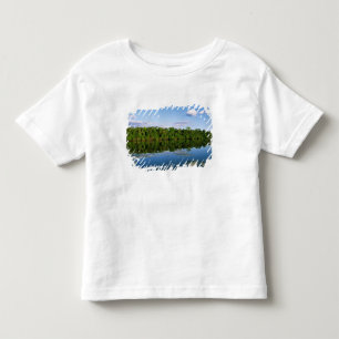 Juruena, Brazil. Forested river bank reflected Toddler T-Shirt