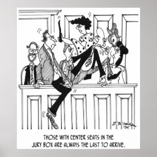 Jury Cartoon 4657 Poster