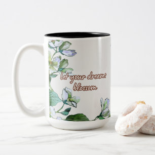 Jusmin Dream Blossom Two-Tone Coffee Mug