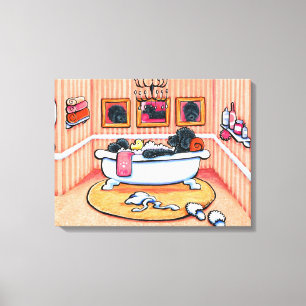 Just 5 More Minutes by Andie Canvas Print