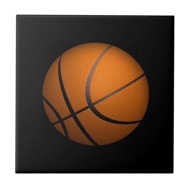 Just a Ball Basketball Sport Tile (Front)