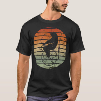 Just a bear on a unicycle I retro unicyclist onewh T-Shirt