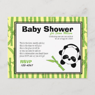 Just a Bit of Bamboo Invitation