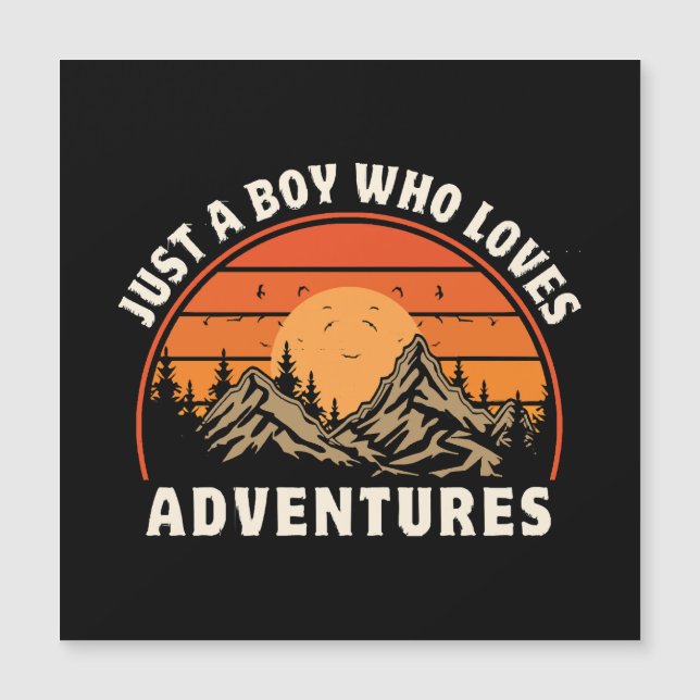 just a boy who loves adventures (Front)