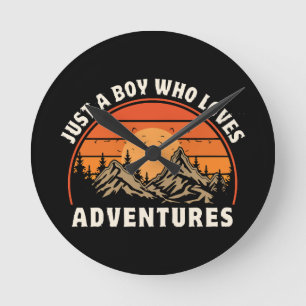 just a boy who loves adventures round clock