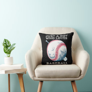 Just a Boy Who Loves Baseball Cushion
