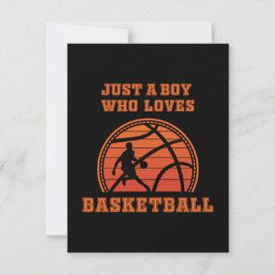 Just A Boy Who Loves Basketball