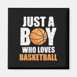Just A Boy Who Loves Basketball 1 Magnet