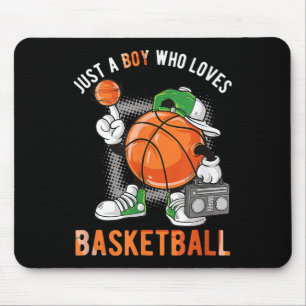 Just A Boy Who Loves Basketball 2 Mouse Mat
