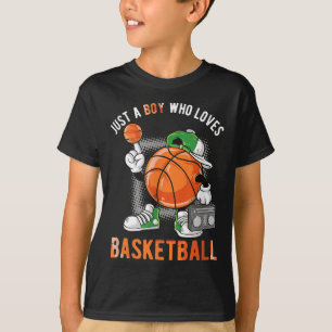 Just A Boy Who Loves Basketball 2 T-Shirt