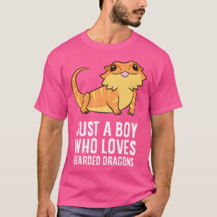 Just A Boy Who Loves Bearded Dragons T-Shirt