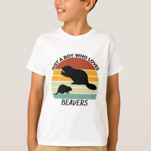Just a boy who loves beavers T-Shirt