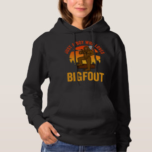 Just A Boy Who Loves Bigfoot Hoodie