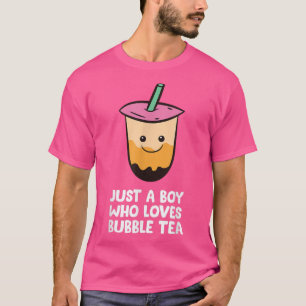 Just a Boy Who Loves Bubble Tea 1053 T-Shirt