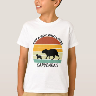 Just a boy who loves capybaras T-Shirt