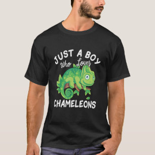 Just A Boy Who Loves Chameleons T-Shirt