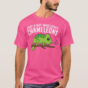 Just A Boy Who Loves Chameleons T-Shirt