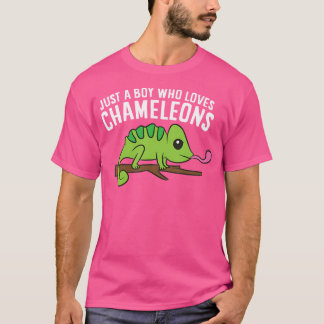 Just A Boy Who Loves Chameleons T-Shirt